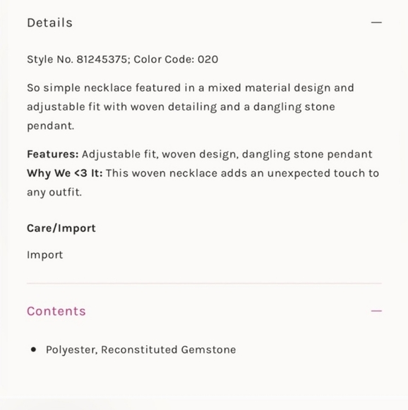 Genuine Stone Free People Pendant Necklace - Picture 4 of 5